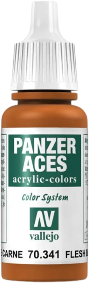 Panzer Aces 041 Flesh Base 17 ml-Vallejo-Radaddel