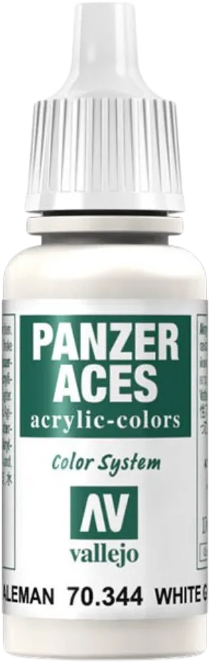 Panzer Aces 044 White (German Tanker) 17 ml-Vallejo-Radaddel