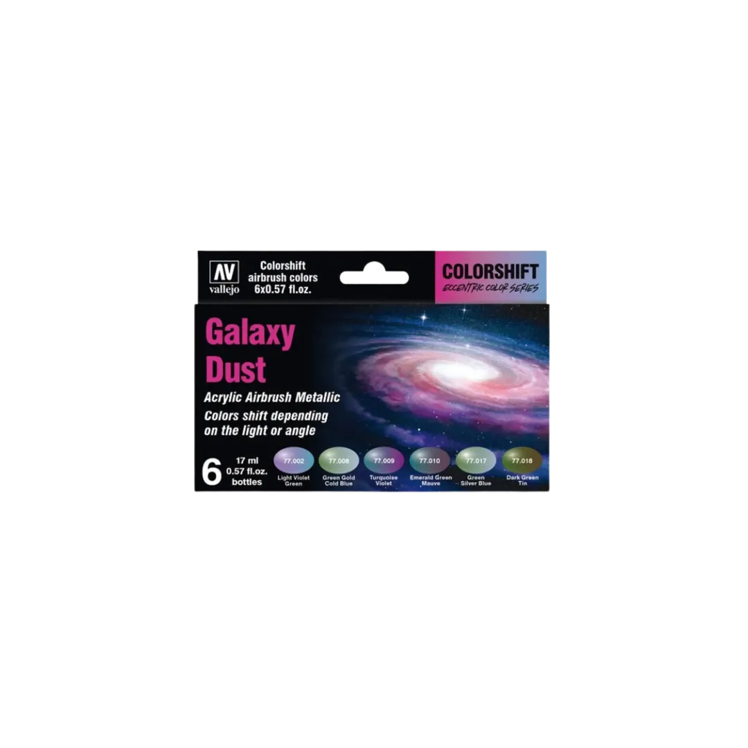 Vallejo Colorshift Galaxy Dust Set (77092) - 6 Farben-Vallejo-Radaddel