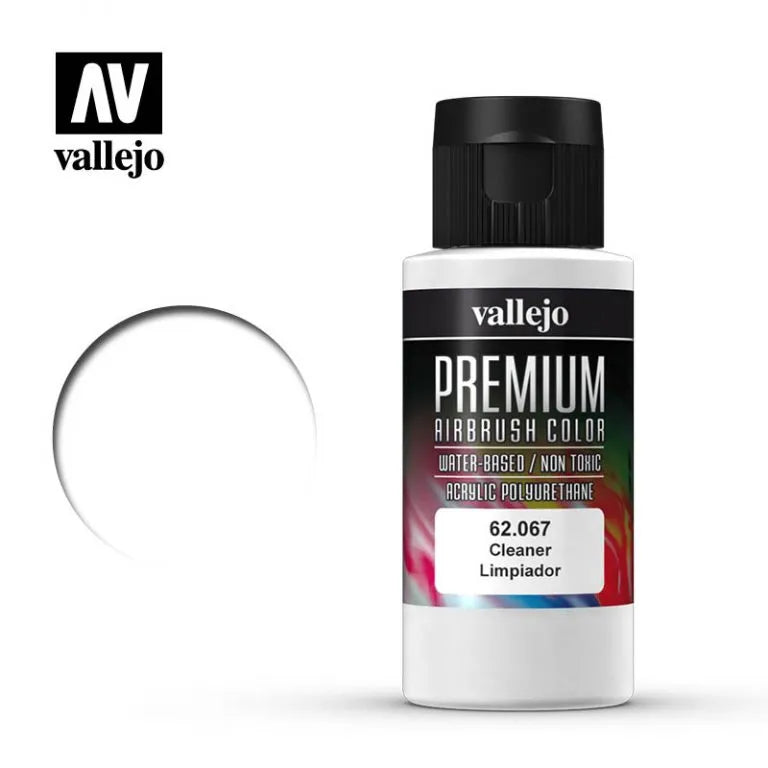Vallejo Premium Airbrush Cleaner (62067) 60ml-Vallejo-Radaddel