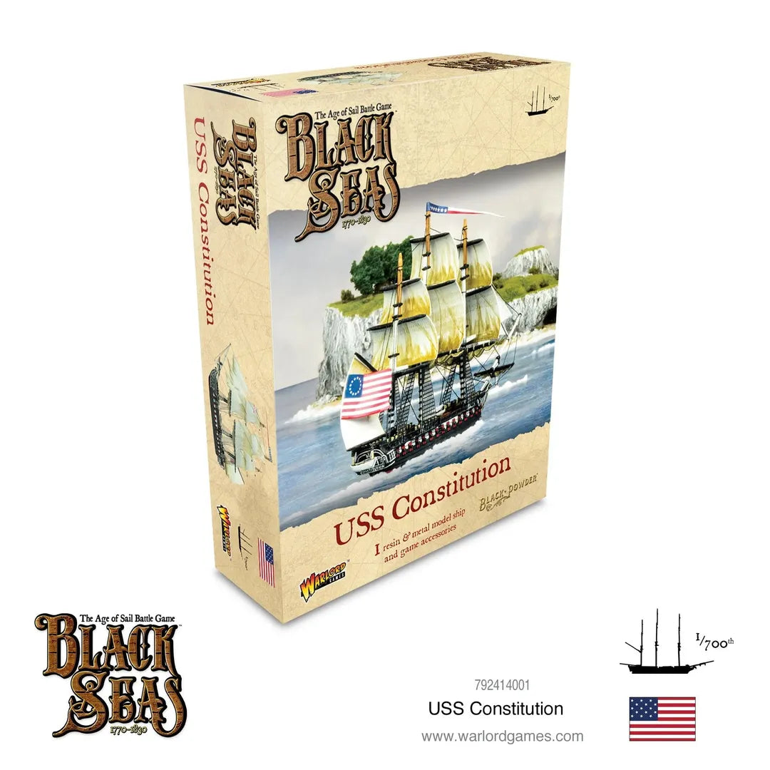 Black Seas: USS Constitution-Warlord Games-Radaddel
