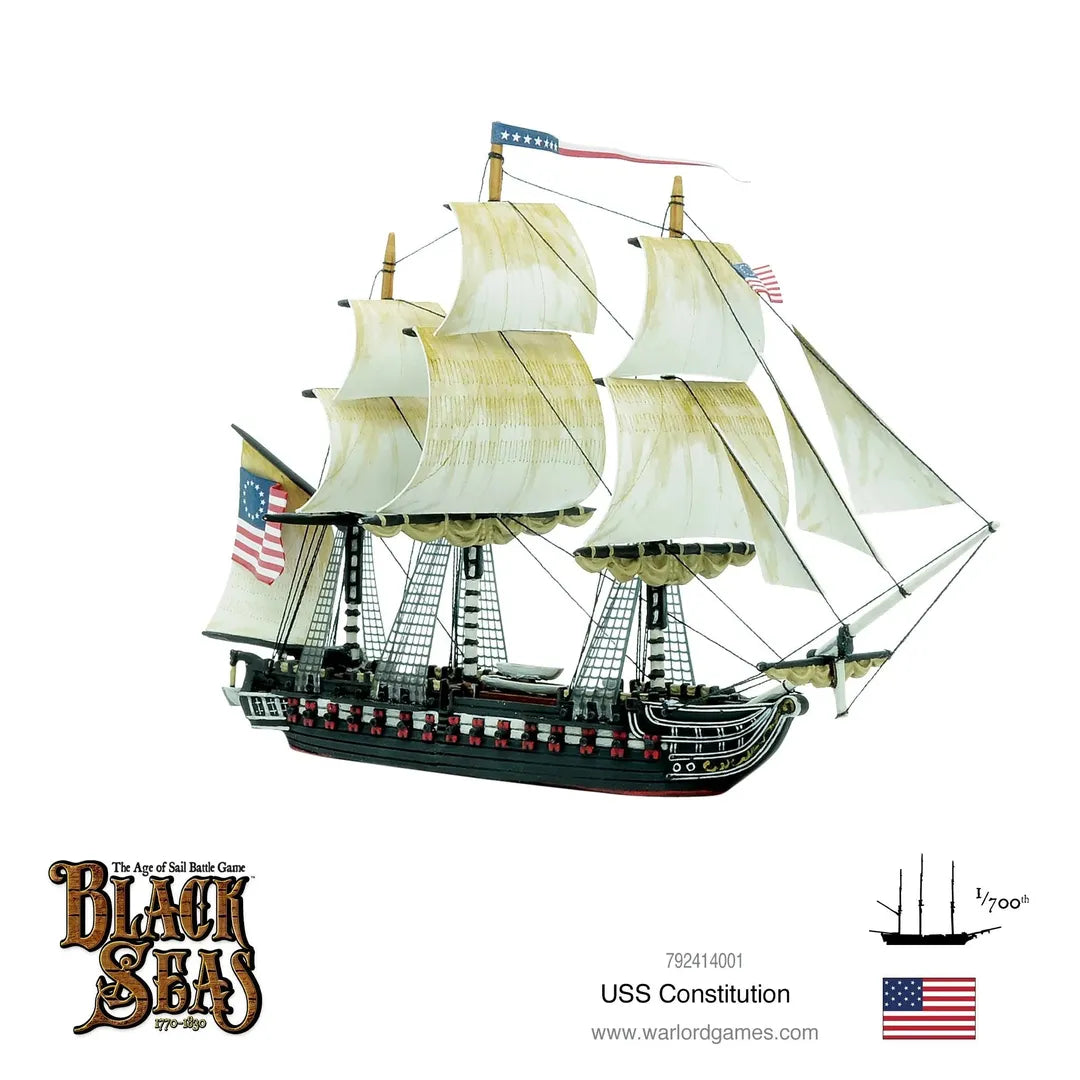 Black Seas: USS Constitution-Warlord Games-Radaddel