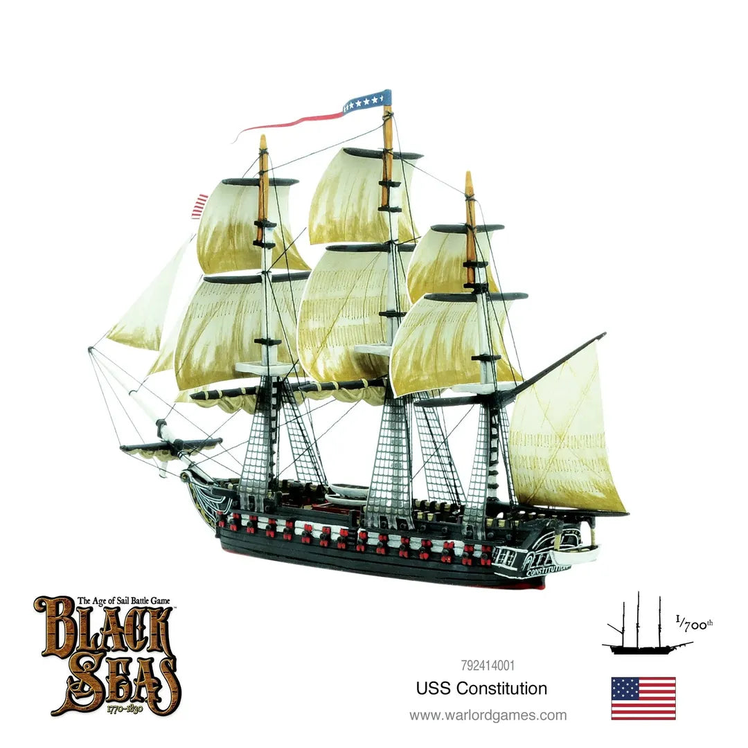 Black Seas: USS Constitution-Warlord Games-Radaddel