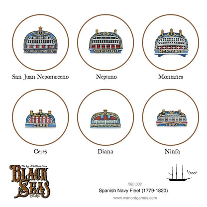 Spanish Navy Fleet (1770-1830)-Warlord Games-Radaddel