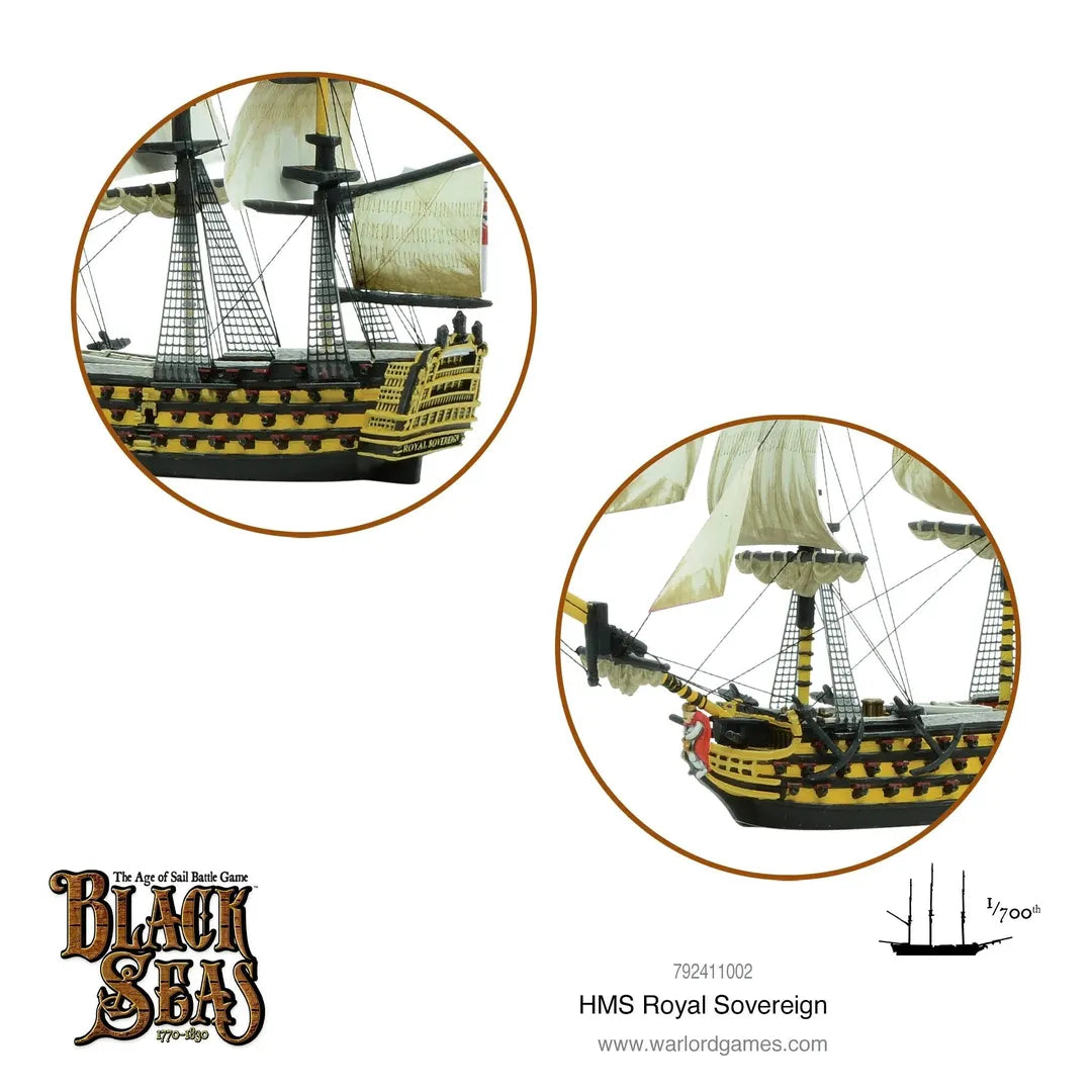 HMS Royal Souvereign-Warlord Games-Radaddel