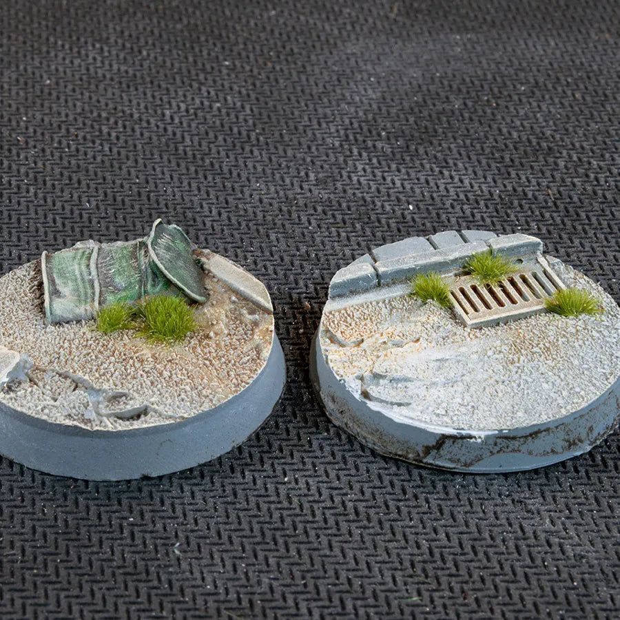 Round Urban Warfare Bases 32mm (x8)-Gamers Grass-Radaddel