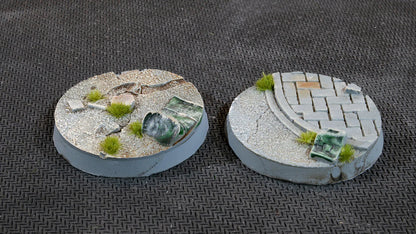 Round Urban Warfare Bases 40mm (x5)-Gamers Grass-Radaddel
