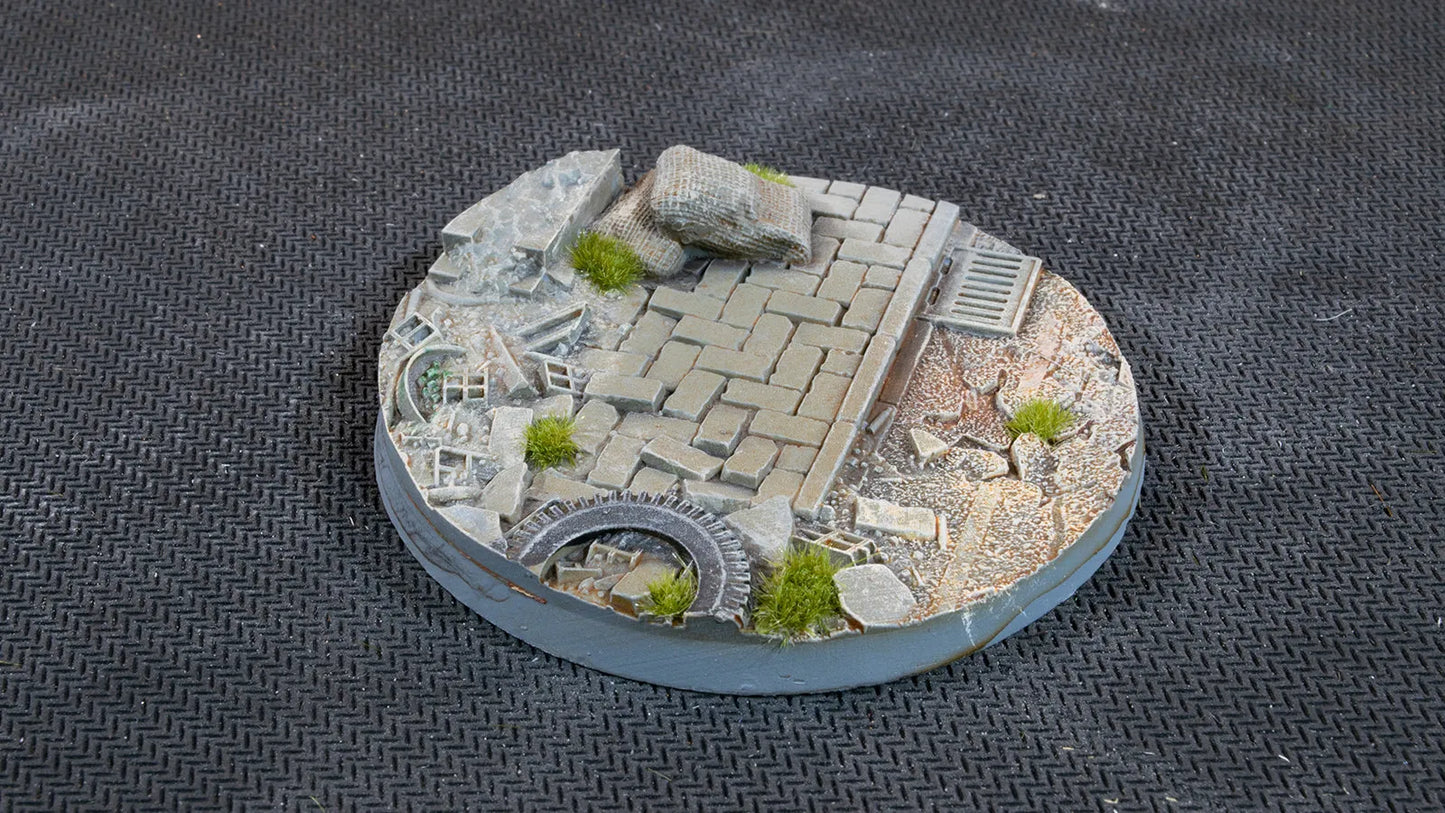 Round Urban Warfare Bases 60mm (x2)-Gamers Grass-Radaddel