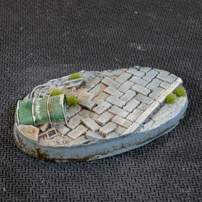 Ovale Urban Warfare Bases 60mm (x4)-Gamers Grass-Radaddel