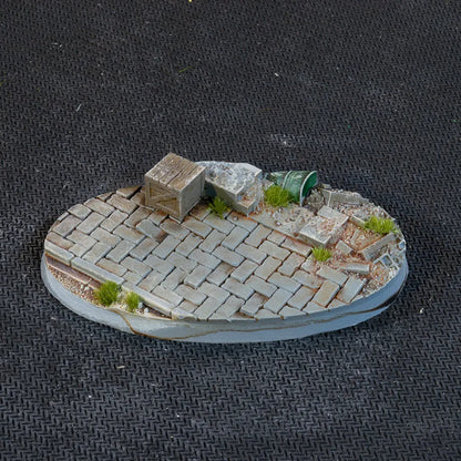 Ovale Urban Warfare Bases 75mm (x3)-Gamers Grass-Radaddel