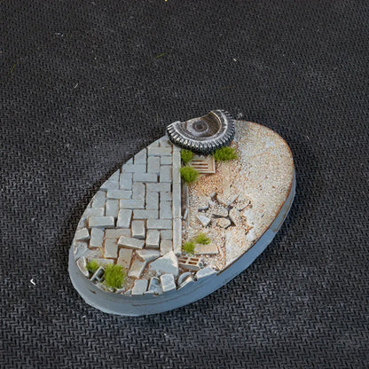 Ovale Urban Warfare Bases 75mm (x3)-Gamers Grass-Radaddel