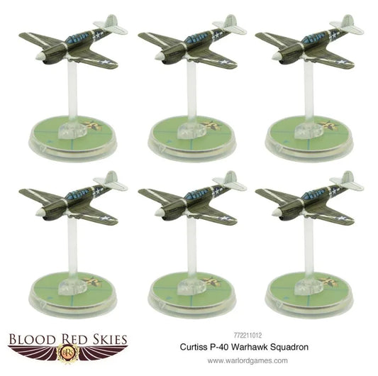 Curtiss P-40 Warhawk squadron-Warlord Games-Radaddel
