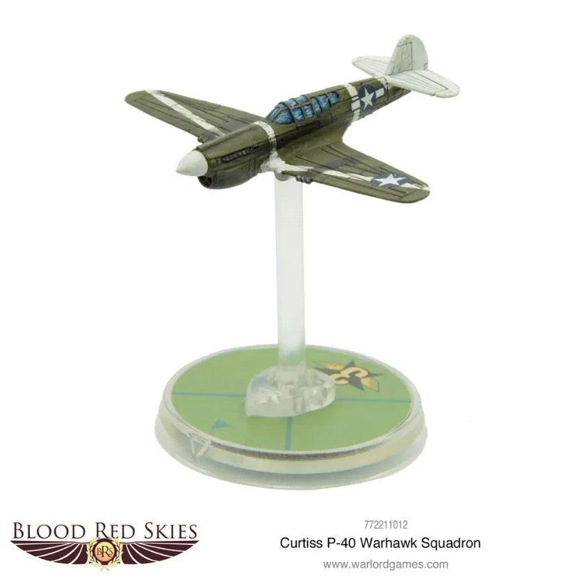 Curtiss P-40 Warhawk squadron-Warlord Games-Radaddel