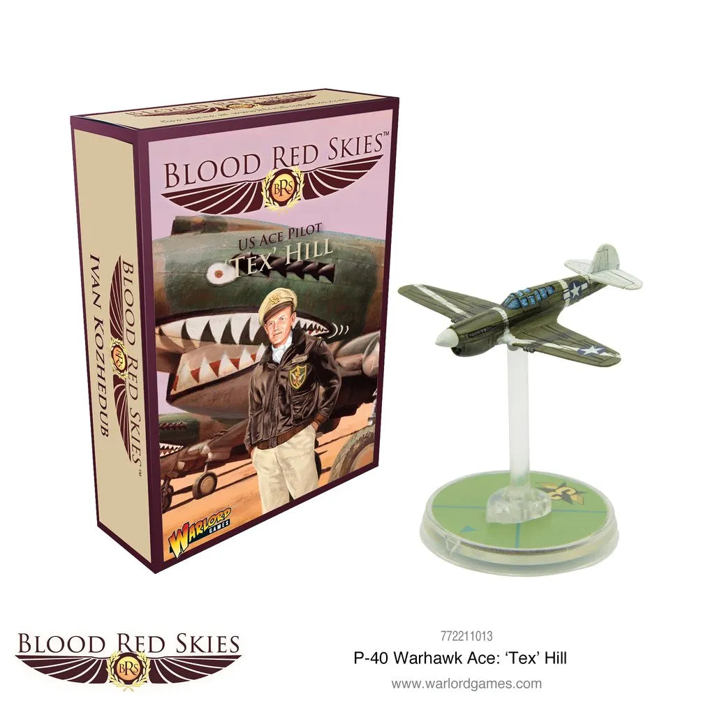 P-40 Warhawk Ace Tex Hill-Warlord Games-Radaddel