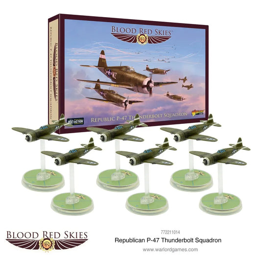 Republic P-47 Thunderbolt squadron-Warlord Games-Radaddel
