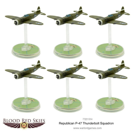 Republic P-47 Thunderbolt squadron-Warlord Games-Radaddel