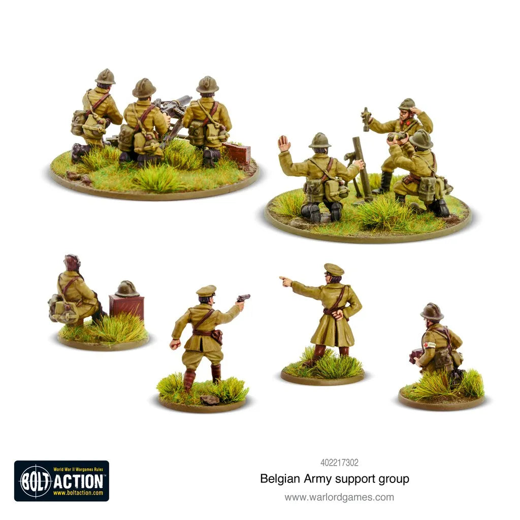 Belgian Army Support Group-Warlord Games-Radaddel