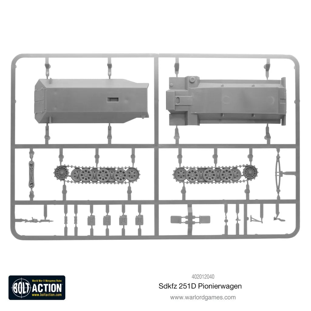 Sd.Kfz 251 D Pionierwagen-Warlord Games-Radaddel