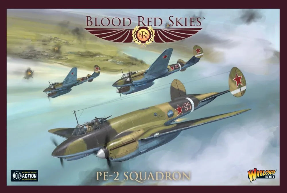 Soviet Pe-2 Squadron-Warlord Games-Radaddel