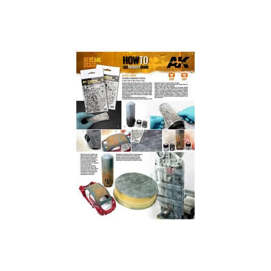 Flexible Airbrush Stencil 1-48 1-72-AK-Interactive-Radaddel