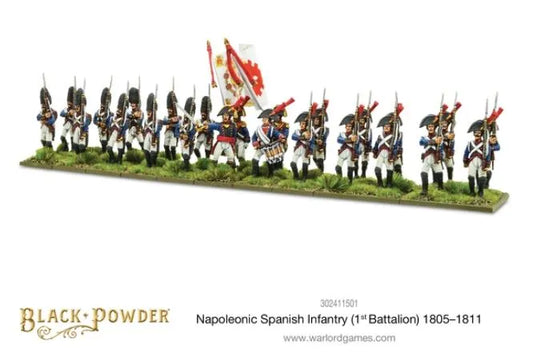 Napoleonic Spanish Infantry (1st Battalion) 1805-1811-Warlord Games-Radaddel