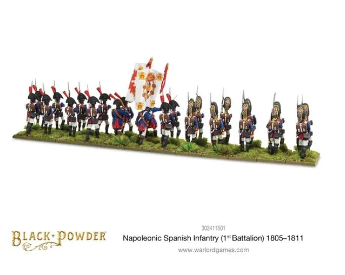Napoleonic Spanish Infantry (1st Battalion) 1805-1811-Warlord Games-Radaddel
