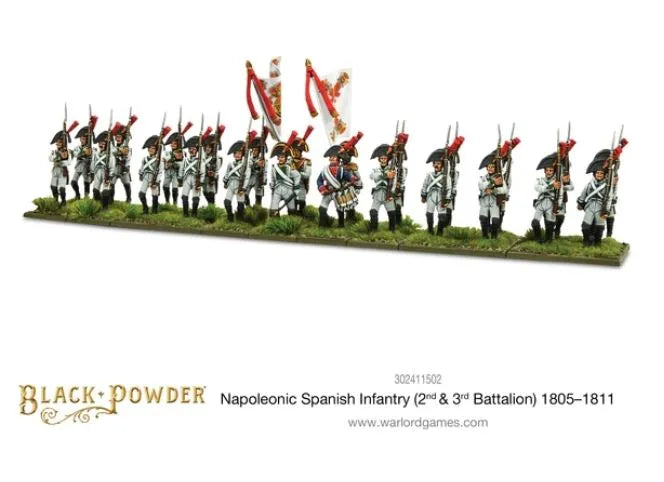 Napoleonic Spanish Infantry (2nd & 3rd Battalions) 1805-1811-Warlord Games-Radaddel