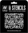 Weathered Paint 1/48 Stencil-Vallejo-Radaddel