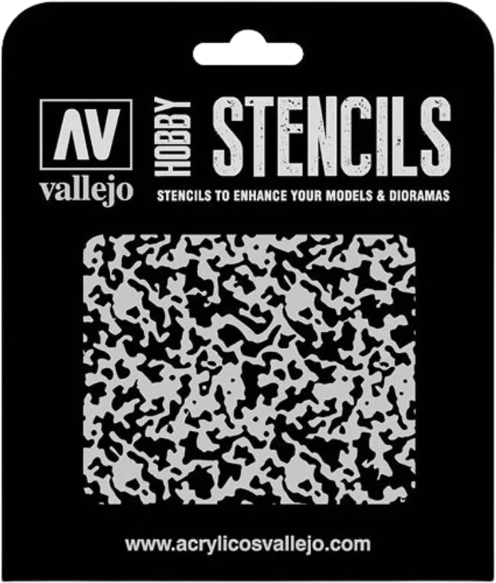 Weathered Paint 1/48 Stencil-Vallejo-Radaddel