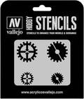 Gear Markings Stencil-Vallejo-Radaddel