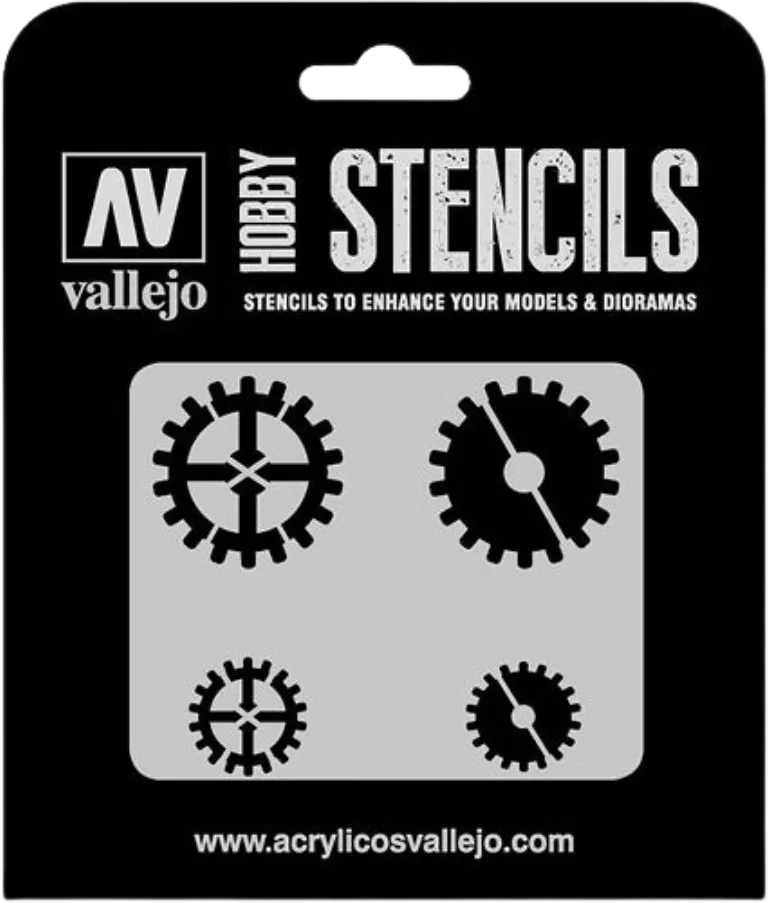 Gear Markings Stencil-Vallejo-Radaddel