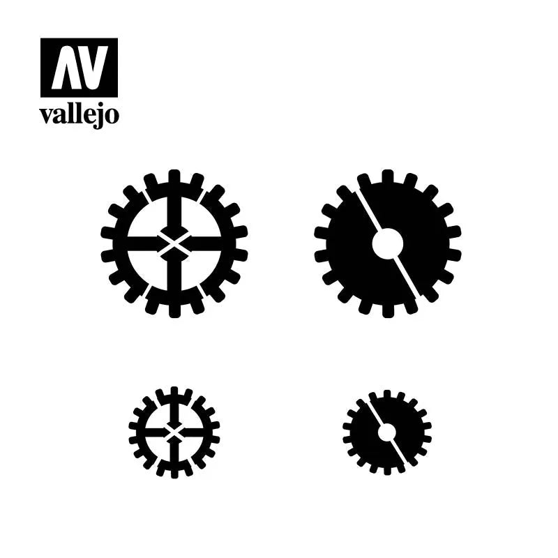 Gear Markings Stencil-Vallejo-Radaddel