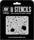 Splash & Stains Stencil-Vallejo-Radaddel