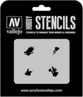 Petrol Spills Stencil-Vallejo-Radaddel