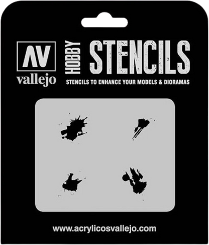Petrol Spills Stencil-Vallejo-Radaddel