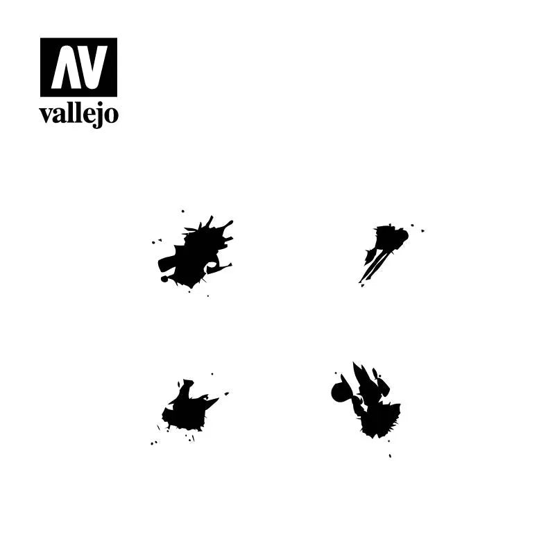 Petrol Spills Stencil-Vallejo-Radaddel