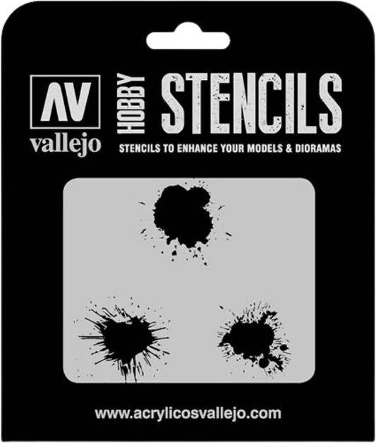 Paint Stains Stencil-Vallejo-Radaddel