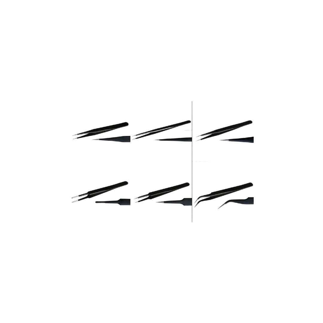 ESD Tweezers Set 6 pcs.-AK-Interactive-Radaddel