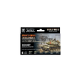 Model Color: WWII Paint Set Soviet Armour & Infantry-Vallejo-Radaddel