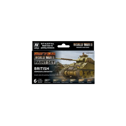 Model Color: WWII British Armour & Infantry-Vallejo-Radaddel