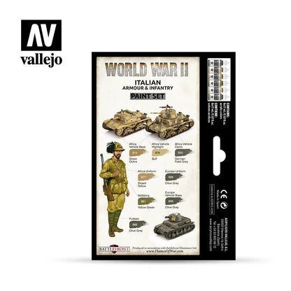 Model Color: WWII Italian Armour & Infantry-Vallejo-Radaddel