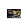 Model Color: WWII American Armour & Infantry-Vallejo-Radaddel