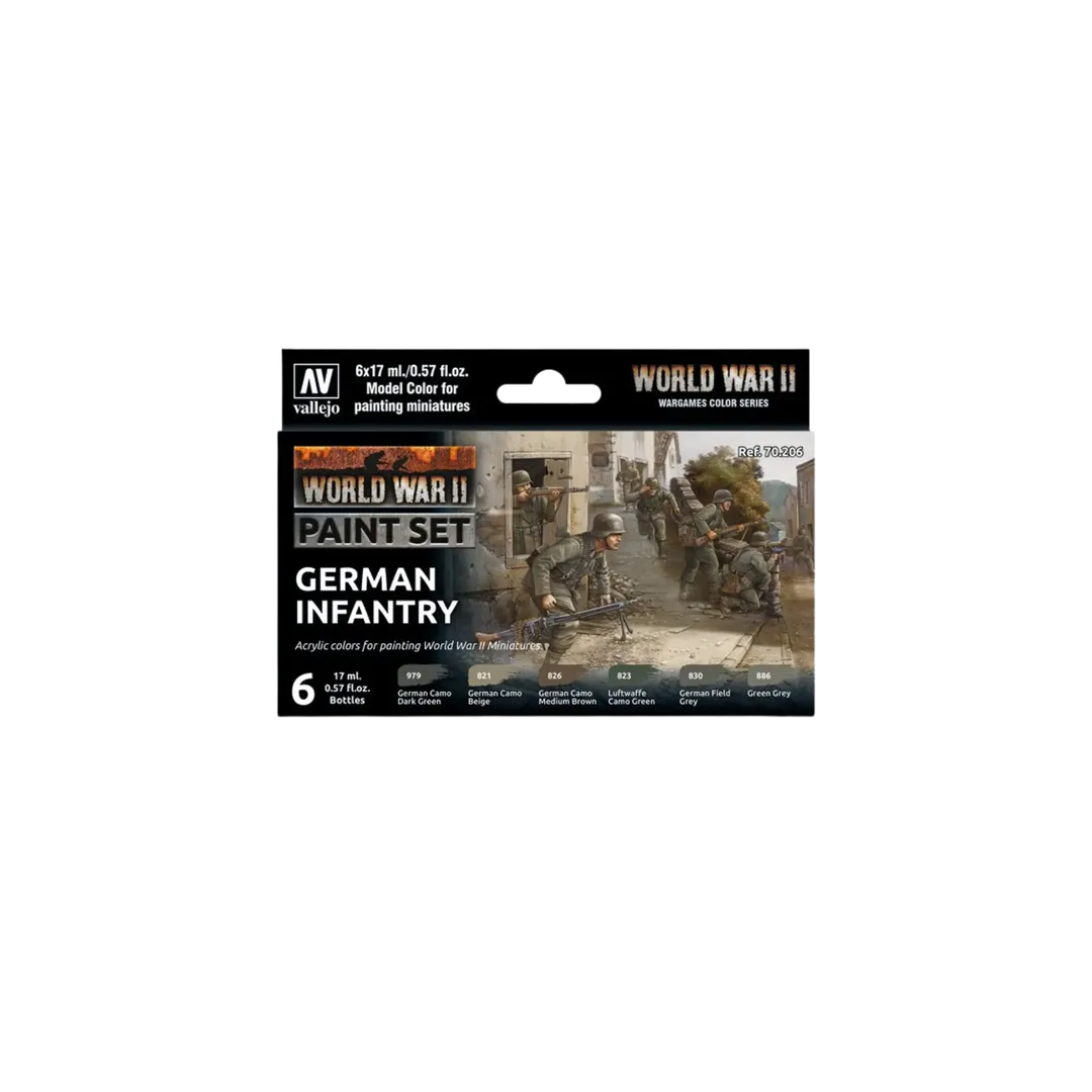 Model Color: WWII German Infantry-Vallejo-Radaddel