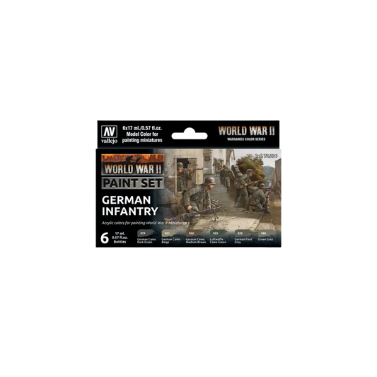 Model Color: WWII German Infantry-Vallejo-Radaddel