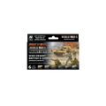 Model Color: WWII Desert British & German Armour & Infantry-Vallejo-Radaddel