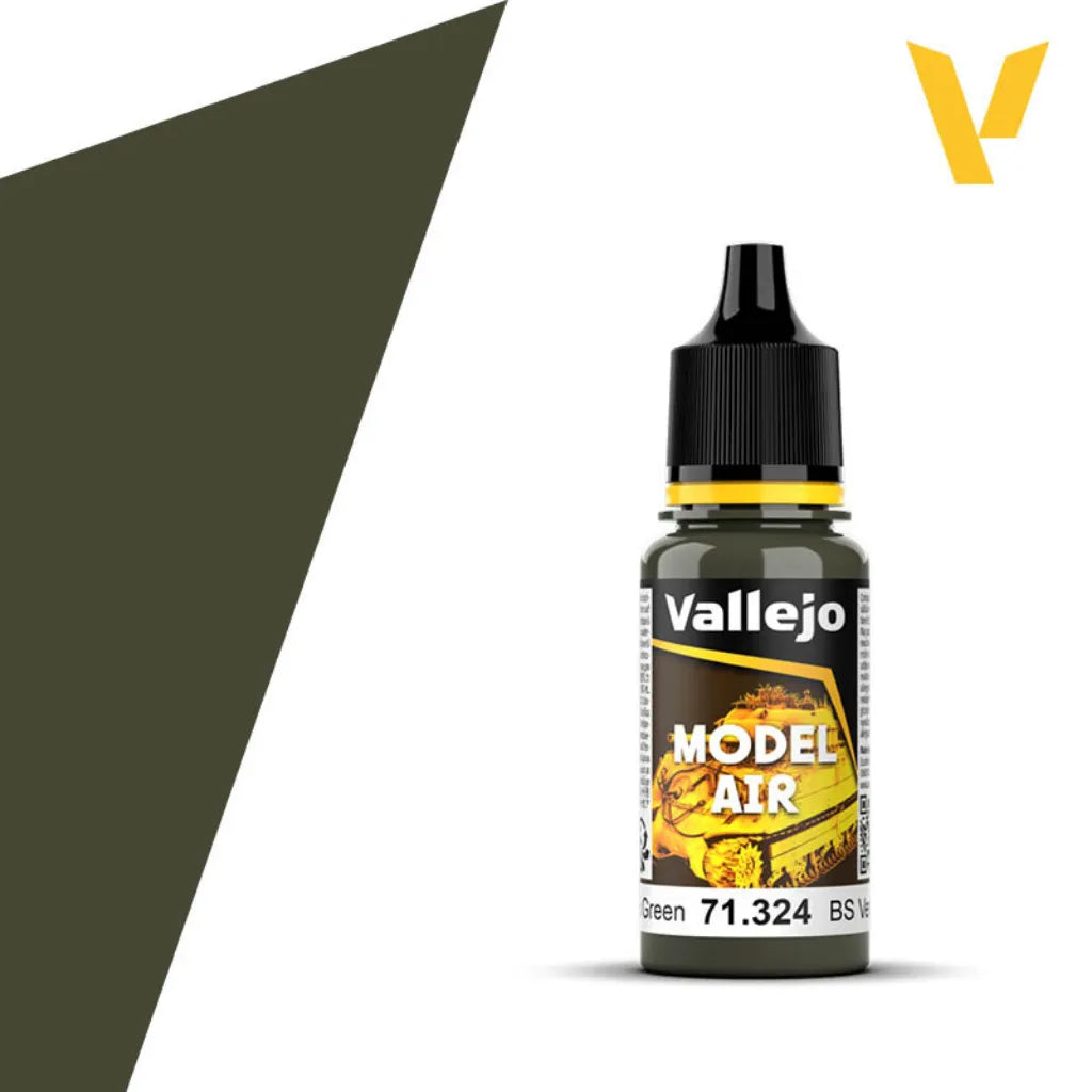 Model Air 324 BS Dark Green-Vallejo-Radaddel