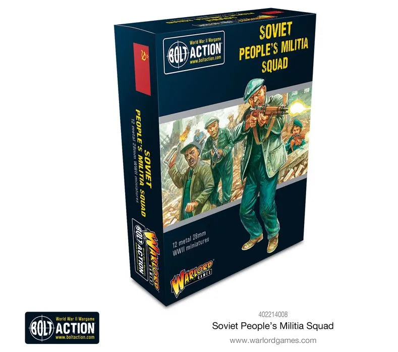 Soviet Peoples Militia squad-Warlord Games-Radaddel