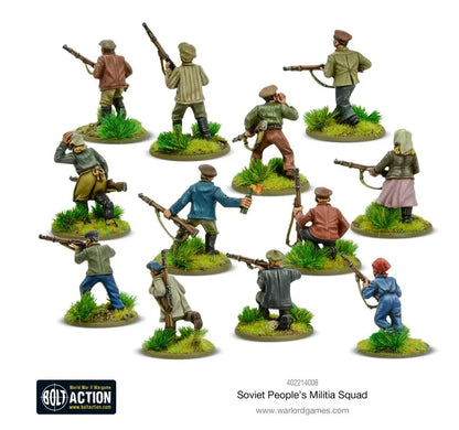 Soviet Peoples Militia squad-Warlord Games-Radaddel