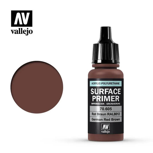 Vallejo Surface Primer Ger Red Brown 17 ml 70605-Vallejo-Radaddel