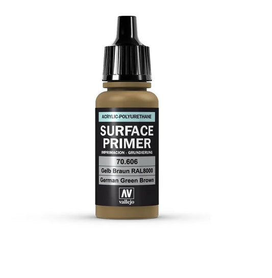 Vallejo Surface Primer Ger Green Brown 17 ml 70606-Vallejo-Radaddel